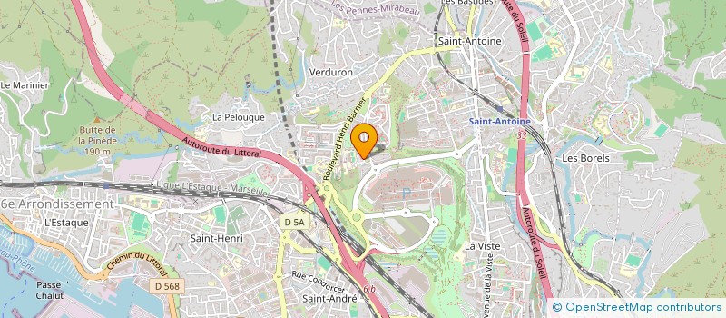 localisation de l'entreprise SCI SAINT GABRIEL à MARSEILLE