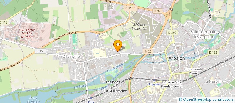 localisation de l'entreprise SCI SAINT-GELAIS  OLLAINVILLE