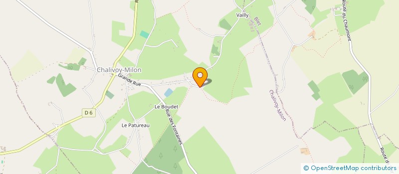 localisation de l'entreprise SCI SAINT GENEST MASSE  CHALIVOY-MILON