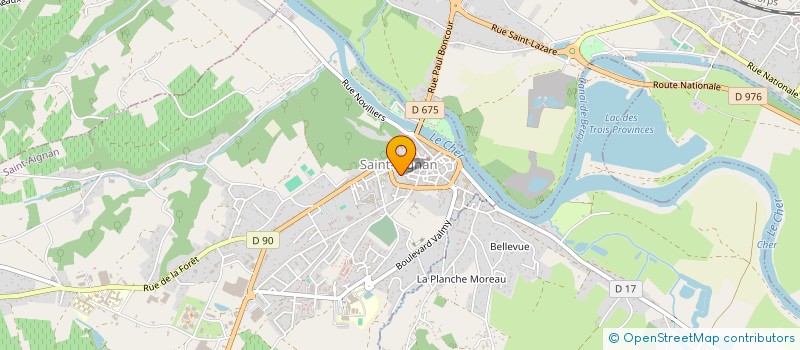 localisation de l'entreprise SCI SAINT GENNEFORT à SAINT-AIGNAN