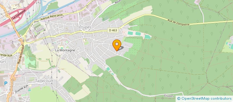 localisation de l'entreprise SCI SAINT GEORGES 2  ETUPES