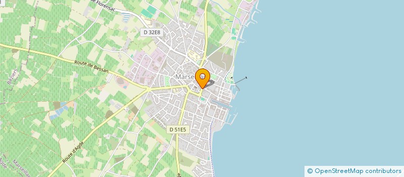 localisation de l'entreprise SCI SAINT GEORGES à MARSEILLAN