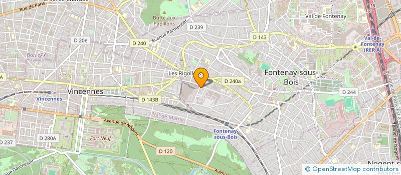 localisation de l'entreprise SCI SAINT GEORGES à FONTENAY-SOUS-BOIS