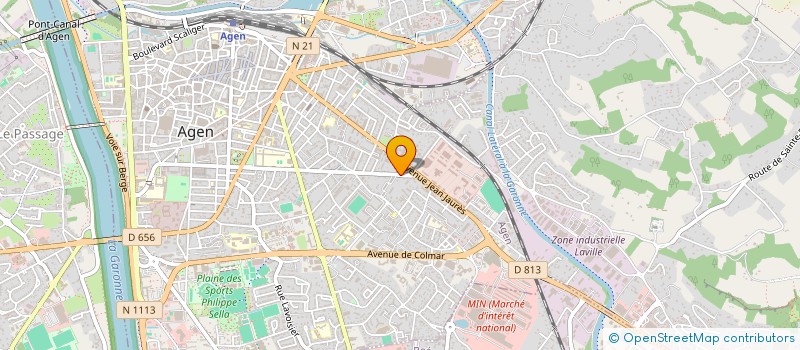 localisation de l'entreprise SCI SAINT GEORGES  AGEN