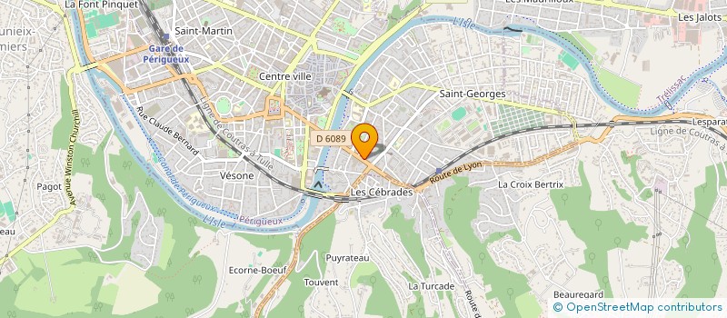 localisation de l'entreprise SCI SAINT GEORGES à PERIGUEUX