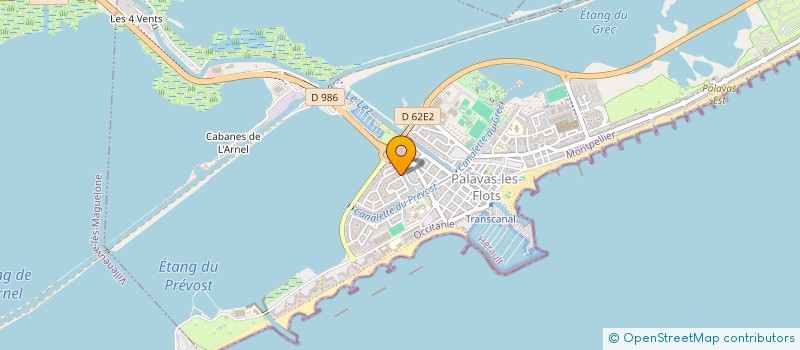 localisation de l'entreprise SCI SAINT GEORGES à PALAVAS-LES-FLOTS