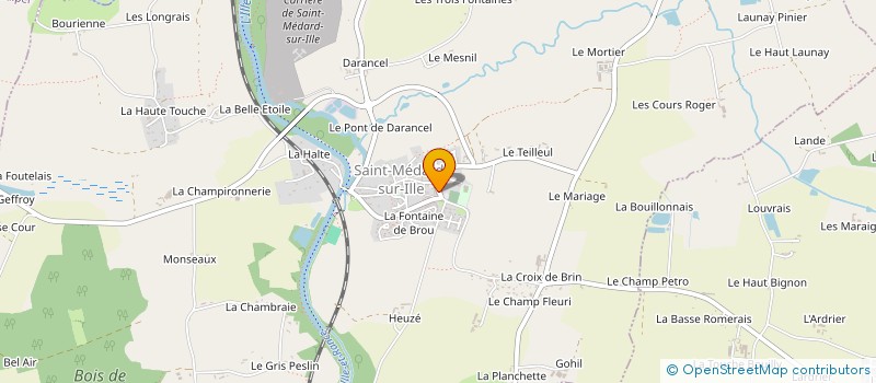 localisation de l'entreprise SCI SAINT GEORGES  SAINT-SULPICE-LA-FORET