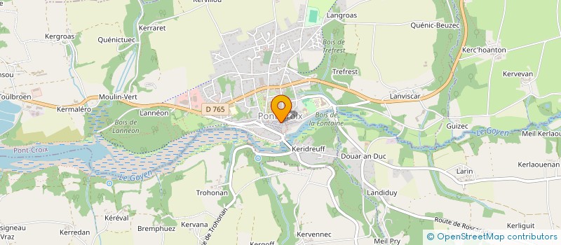 localisation de l'entreprise SCI SAINT GEORGES  PONT-CROIX