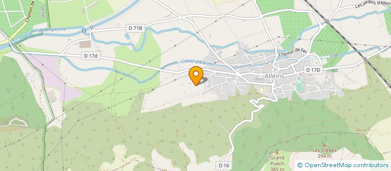 localisation de l'entreprise SCI SAINT GEORGES  ALLEINS