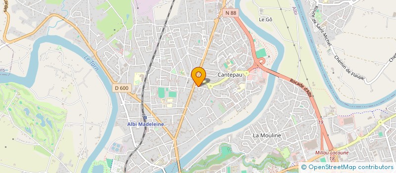 localisation de l'entreprise SCI SAINT GEORGES à ALBI