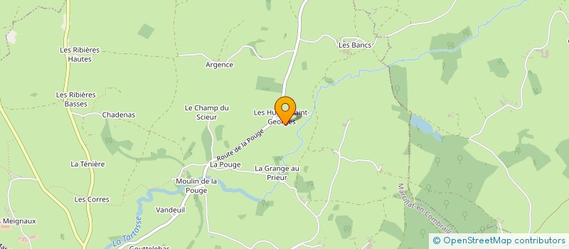 localisation de l'entreprise SCI SAINT GEORGES  MARCILLAT-EN-COMBRAILLE