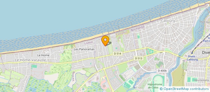 localisation de l'entreprise SCI SAINT GEORGES à CABOURG