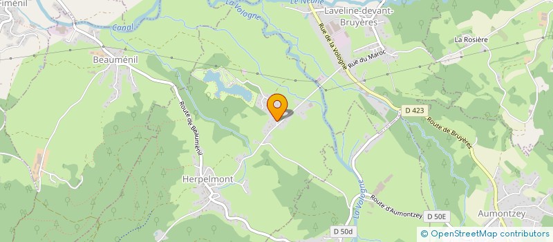 localisation de l'entreprise SCI SAINT GEORGES  HERPELMONT