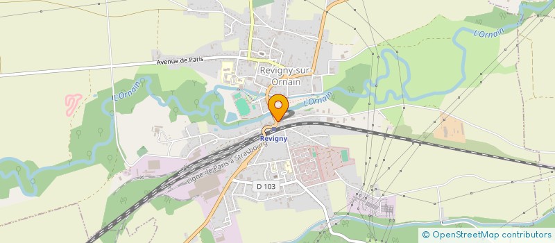 localisation de l'entreprise SCI SAINT GEORGES à REVIGNY-SUR-ORNAIN