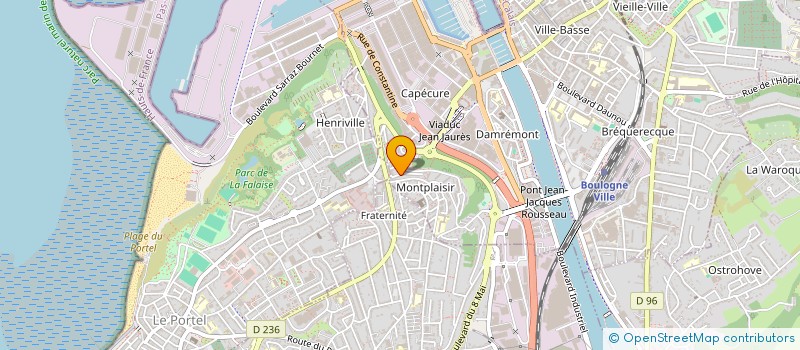 localisation de l'entreprise SCI SAINT GEORGES  BOULOGNE-SUR-MER