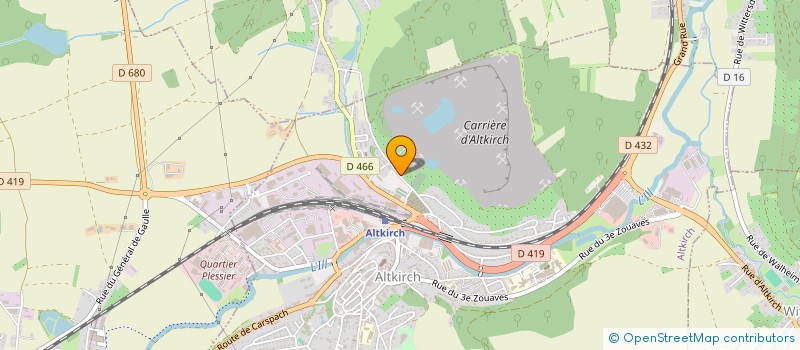 localisation de l'entreprise SCI SAINT GEORGES  WALBACH