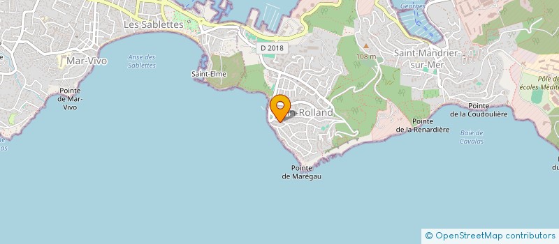 localisation de l'entreprise SCI SAINT GEORGES  SAINT MANDRIER SUR MER