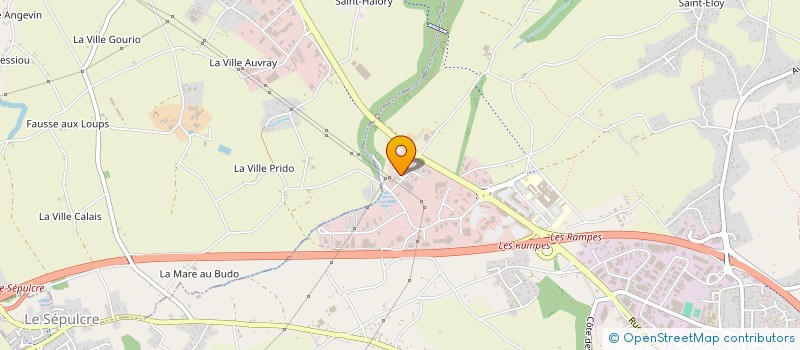 localisation de l'entreprise SCI SAINT GEORGES DE L'ARMOR  PLERIN