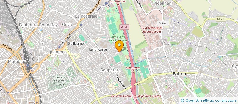 localisation de l'entreprise SCI SAINT GEORGES T D à TOULOUSE