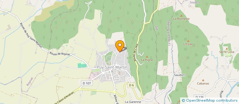 localisation de l'entreprise SCI SAINT GERAUD  PUY-SAINT-MARTIN