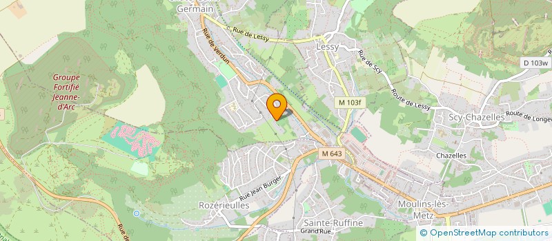 localisation de l'entreprise SCI SAINT GERMAIN  CHATEL-SAINT-GERMAIN