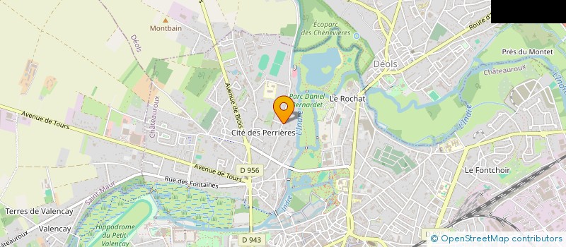 localisation de l'entreprise SCI SAINT GERMAIN à CHATEAUROUX