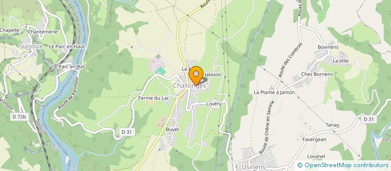 localisation de l'entreprise SCI SAINT GERMAIN  CHALLONGES