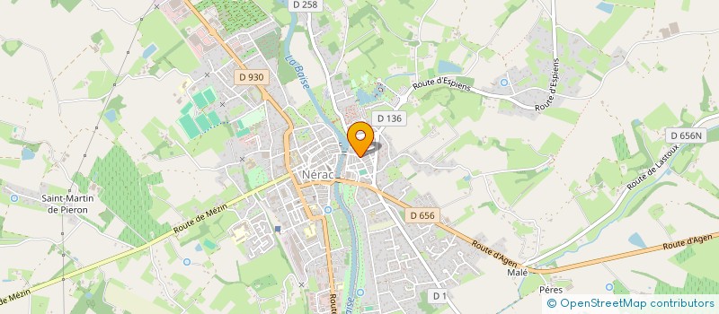 localisation de l'entreprise SCI SAINT GERMAIN  NERAC