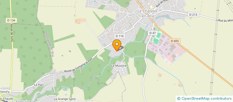 localisation de l'entreprise SCI SAINT GERMAIN  LE CHATELET-EN-BRIE