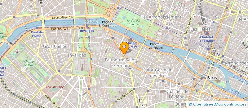 localisation de l'entreprise SCI SAINT GERMAIN  PARIS