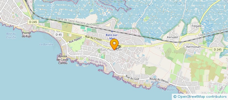 localisation de l'entreprise SCI SAINT GERMAIN  BATZ-SUR-MER