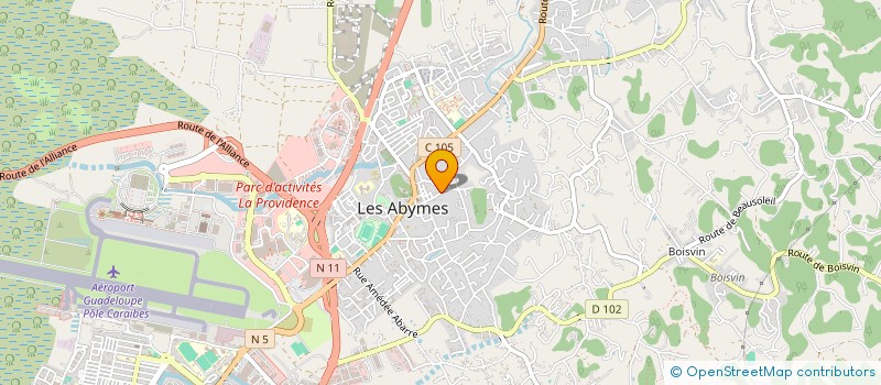 localisation de l'entreprise SCI SAINT GERMAIN à LES ABYMES