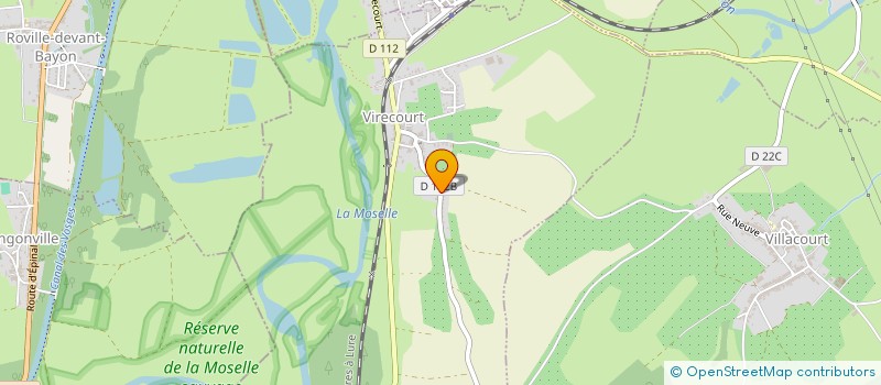 localisation de l'entreprise SCI SAINT GERMAIN  VIRECOURT