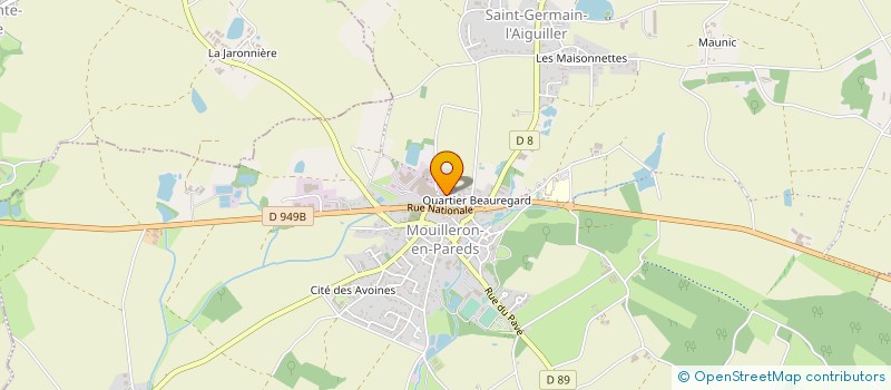 localisation de l'entreprise SCI SAINT GERMAIN  MOUILLERON-SAINT-GERMAIN