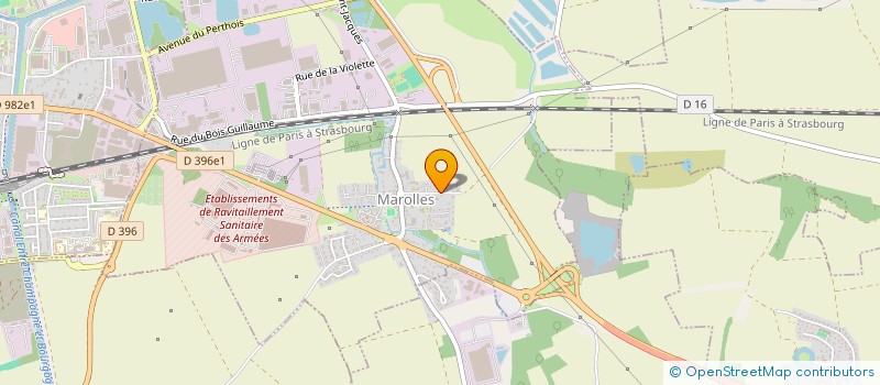 localisation de l'entreprise SCI SAINT GERMAIN  BELLEFOND