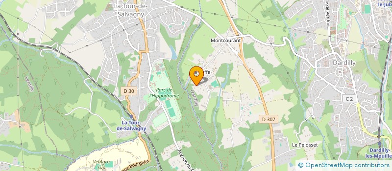 localisation de l'entreprise SCI SAINT GERMAIN  DARDILLY