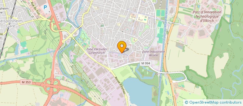 localisation de l'entreprise SCI SAINT-GERMAIN  ILLKIRCH-GRAFFENSTADEN