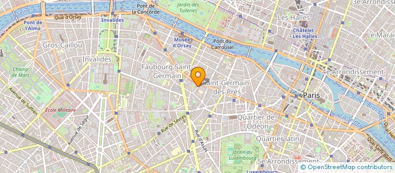 localisation de l'entreprise SCI SAINT GERMAIN DES PRES  PARIS