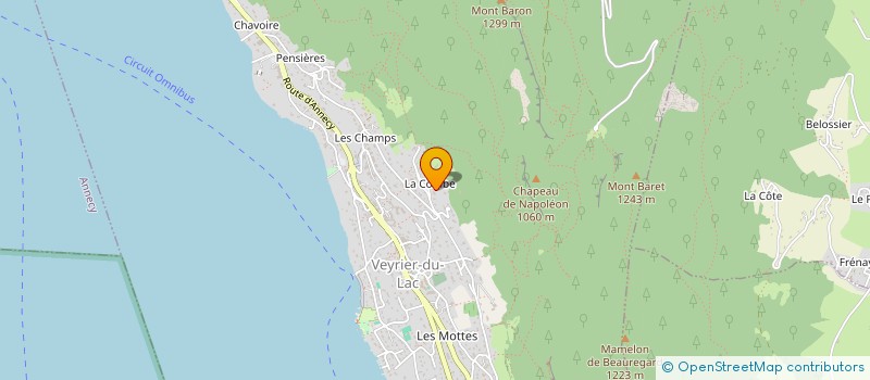 localisation de l'entreprise SCI SAINT GERMAIN DU LAC  VEYRIER-DU-LAC