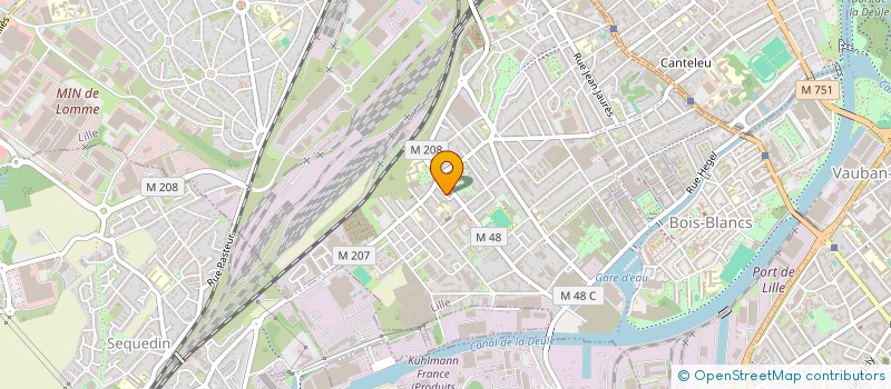 localisation de l'entreprise SCI SAINT GERMAIN GRAVOIS 152 à LILLE
