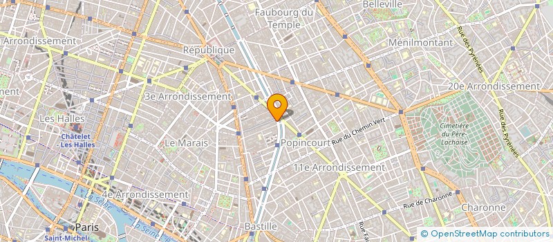 localisation de l'entreprise SCI SAINT GERMAIN SAINT DENIS  PARIS