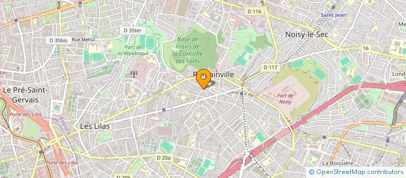 localisation de l'entreprise SCI SAINT GERMAINS à ROMAINVILLE
