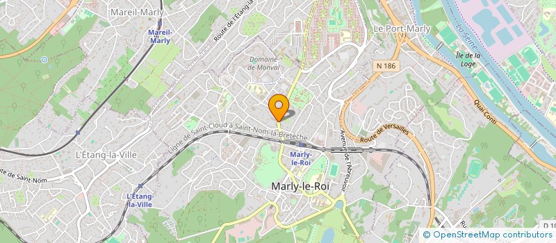 localisation de l'entreprise SCI SAINT GERMALY  MARLY-LE-ROI