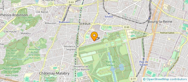 localisation de l'entreprise SCI SAINT GERVAIS à SCEAUX