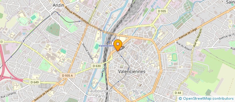 localisation de l'entreprise SCI SAINT GERY  VALENCIENNES