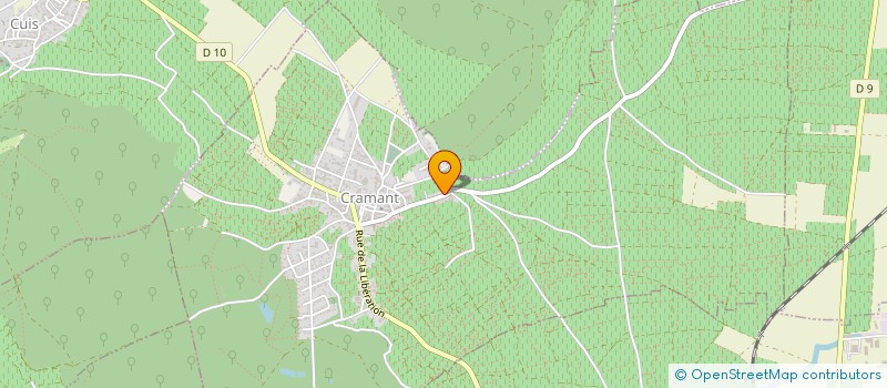 localisation de l'entreprise SCI SAINT GIBRIEN  CRAMANT