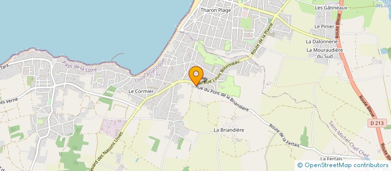 localisation de l'entreprise SCI SAINT GILDAS DAGNAT à LA PLAINE-SUR-MER