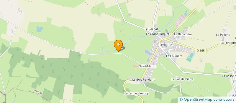 localisation de l'entreprise SCI SAINT GILLES 24  LA CROIXILLE