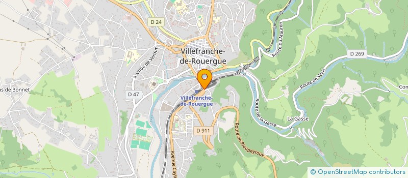 localisation de l'entreprise SCI SAINT GILLES  VILLEFRANCHE-DE-ROUERGUE