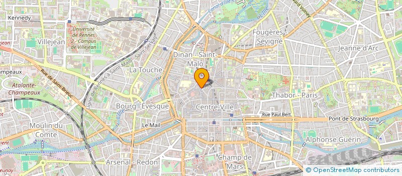 localisation de l'entreprise SCI SAINT GILLES  RENNES